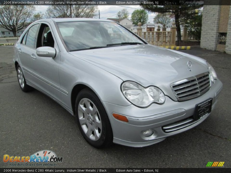 2006 Mercedes-Benz C 280 4Matic Luxury Iridium Silver Metallic / Black Photo #11