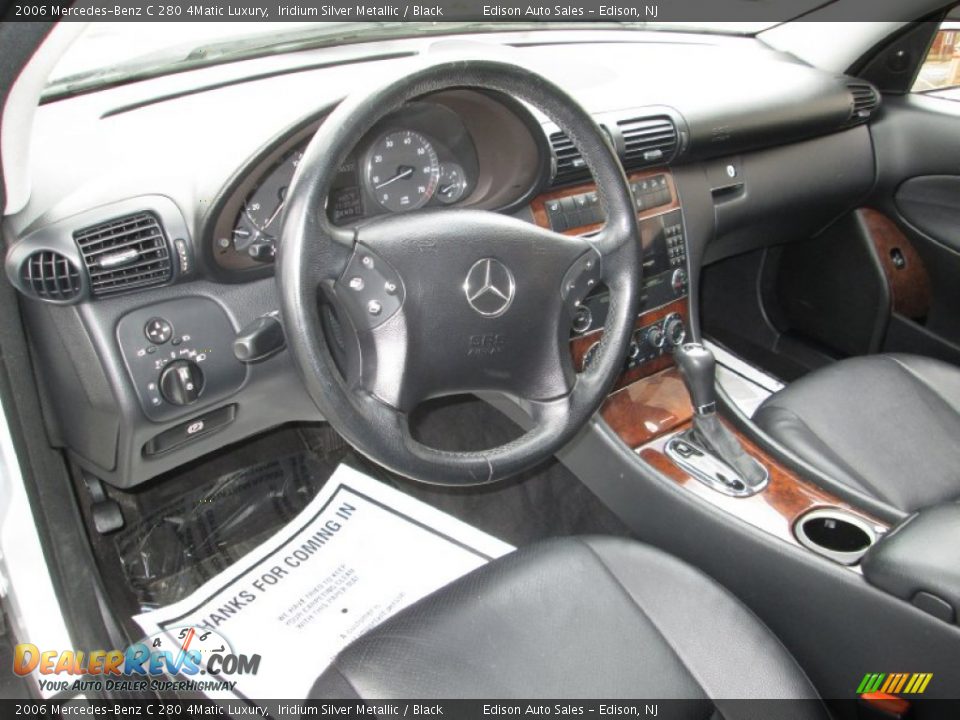 2006 Mercedes-Benz C 280 4Matic Luxury Iridium Silver Metallic / Black Photo #15