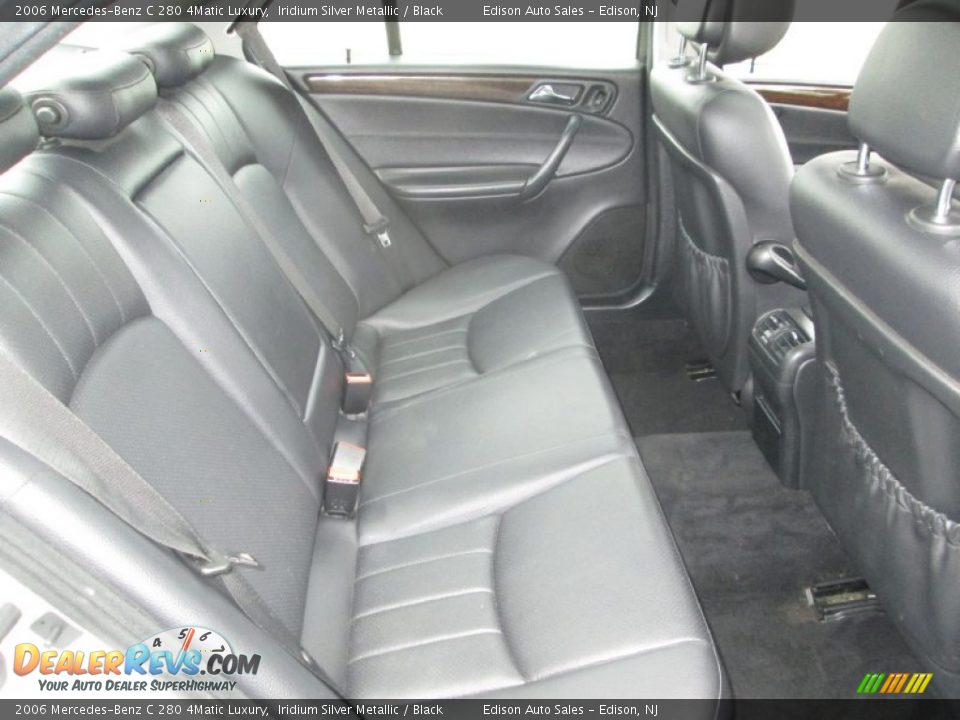 2006 Mercedes-Benz C 280 4Matic Luxury Iridium Silver Metallic / Black Photo #18