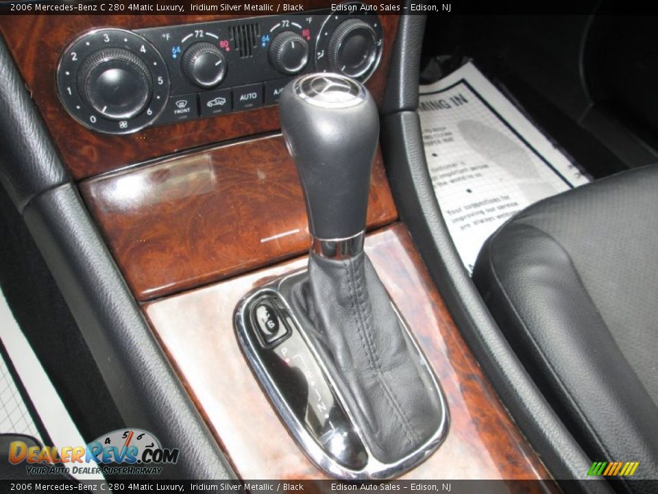 2006 Mercedes-Benz C 280 4Matic Luxury Iridium Silver Metallic / Black Photo #22
