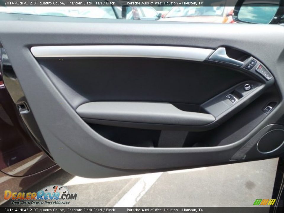 2014 Audi A5 2.0T quattro Coupe Phantom Black Pearl / Black Photo #7