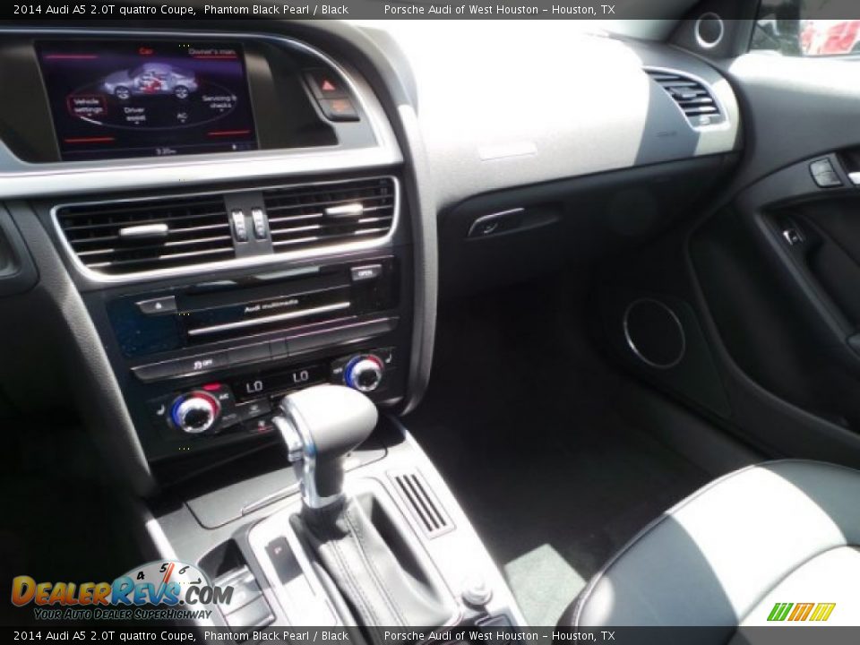 2014 Audi A5 2.0T quattro Coupe Phantom Black Pearl / Black Photo #12