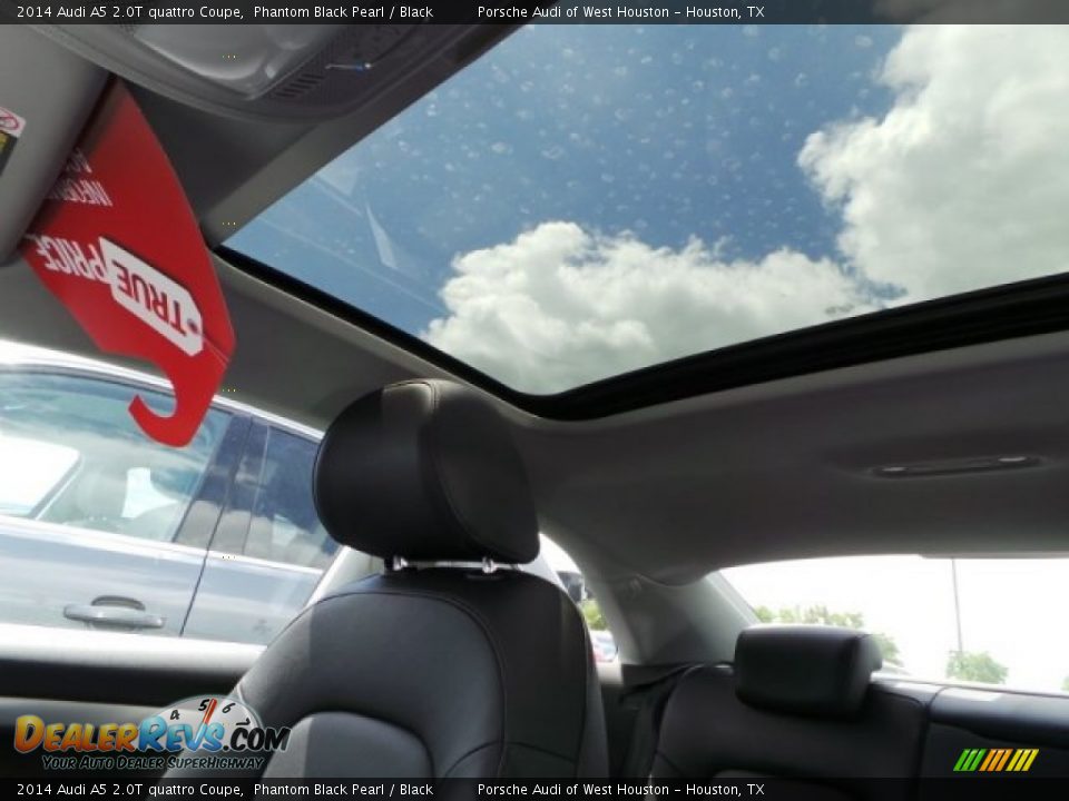 2014 Audi A5 2.0T quattro Coupe Phantom Black Pearl / Black Photo #15