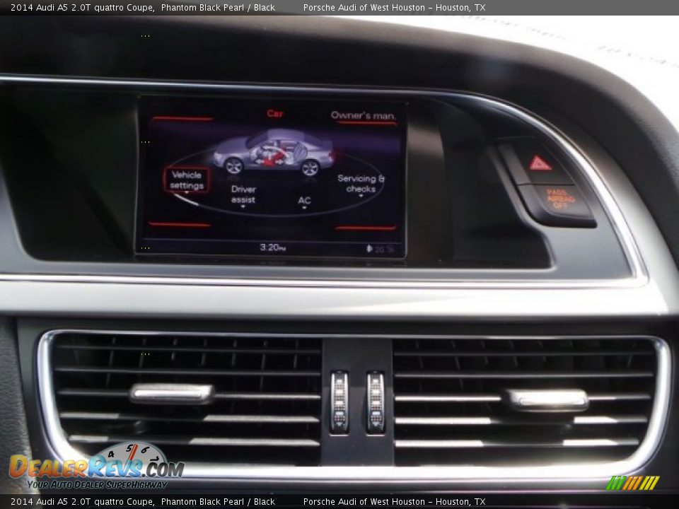 2014 Audi A5 2.0T quattro Coupe Phantom Black Pearl / Black Photo #16