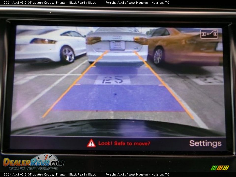 2014 Audi A5 2.0T quattro Coupe Phantom Black Pearl / Black Photo #18