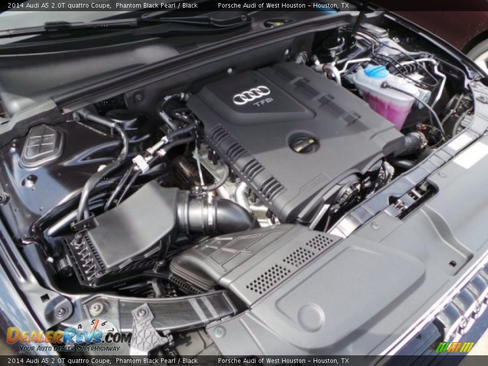 2014 Audi A5 2.0T quattro Coupe Phantom Black Pearl / Black Photo #24