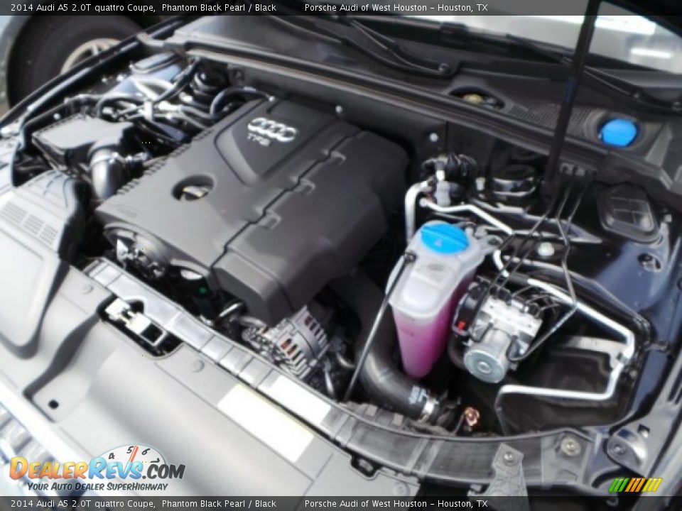 2014 Audi A5 2.0T quattro Coupe Phantom Black Pearl / Black Photo #25