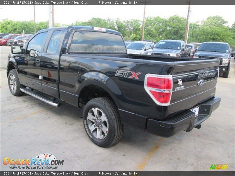 2014 Ford F150 STX SuperCab Tuxedo Black / Steel Grey Photo #5