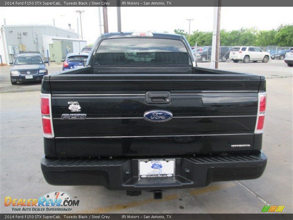 2014 Ford F150 STX SuperCab Tuxedo Black / Steel Grey Photo #6