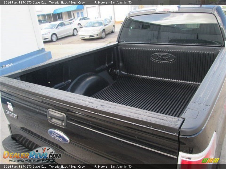 2014 Ford F150 STX SuperCab Tuxedo Black / Steel Grey Photo #8