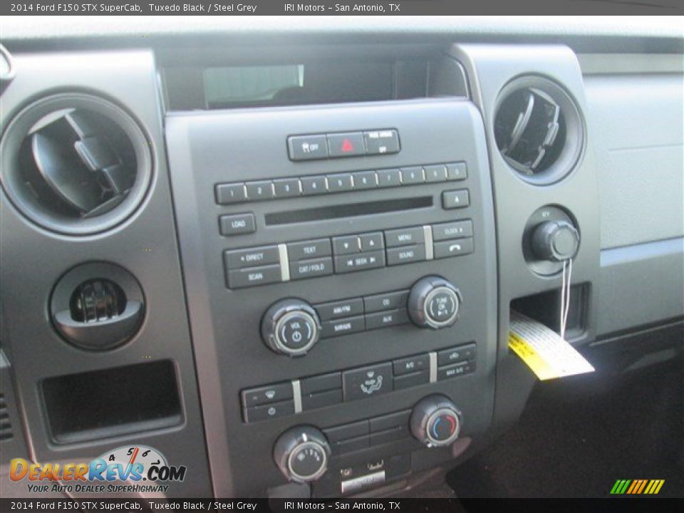 2014 Ford F150 STX SuperCab Tuxedo Black / Steel Grey Photo #12