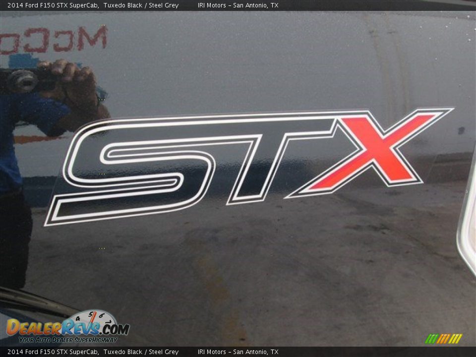 2014 Ford F150 STX SuperCab Tuxedo Black / Steel Grey Photo #15