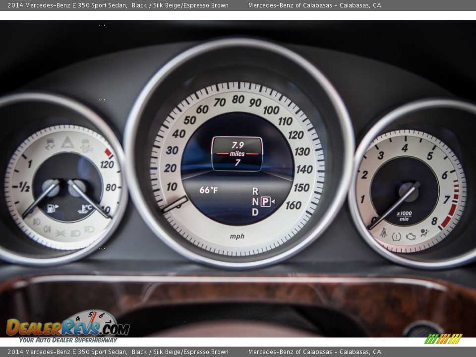 2014 Mercedes-Benz E 350 Sport Sedan Black / Silk Beige/Espresso Brown Photo #6