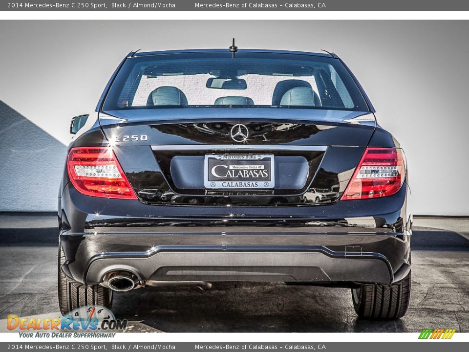 2014 Mercedes-Benz C 250 Sport Black / Almond/Mocha Photo #3