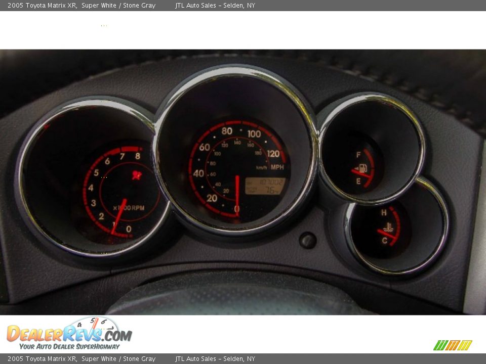 2005 Toyota Matrix XR Super White / Stone Gray Photo #18