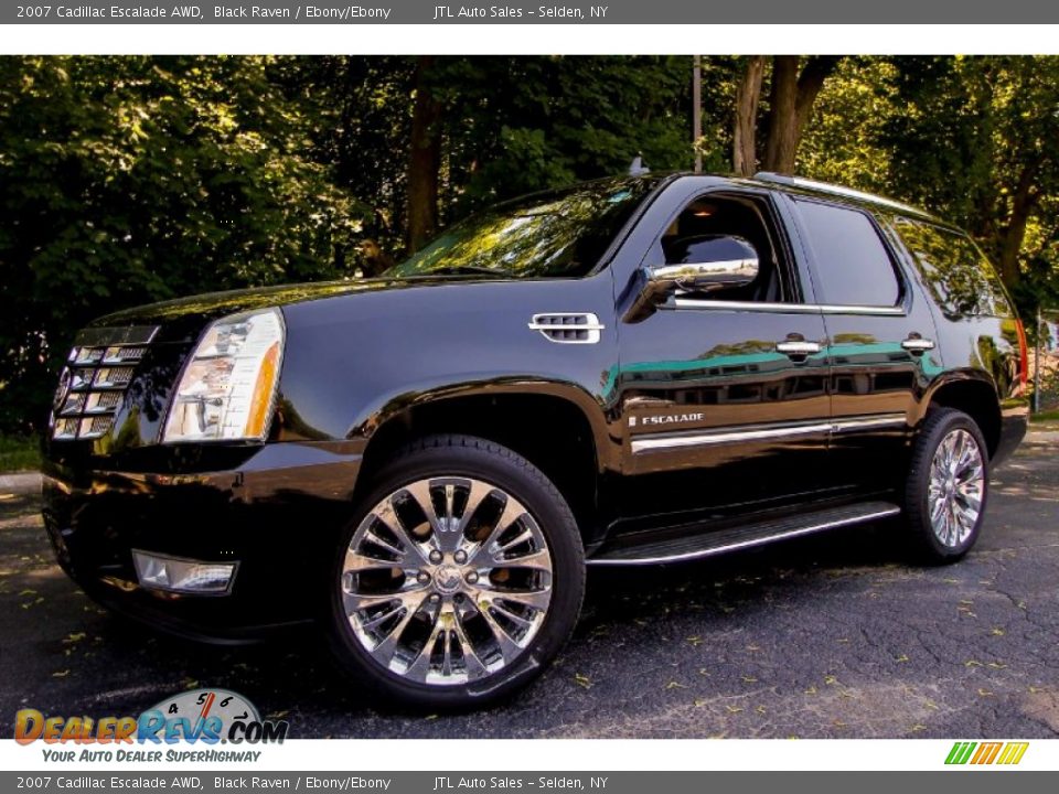 2007 Cadillac Escalade AWD Black Raven / Ebony/Ebony Photo #1