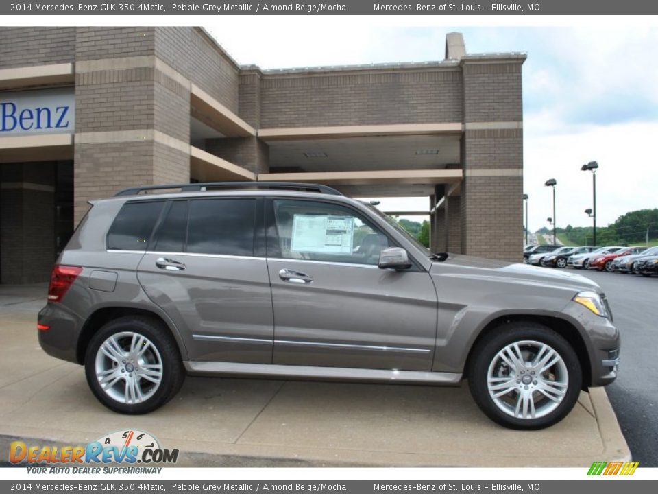 2014 Mercedes-Benz GLK 350 4Matic Pebble Grey Metallic / Almond Beige/Mocha Photo #2