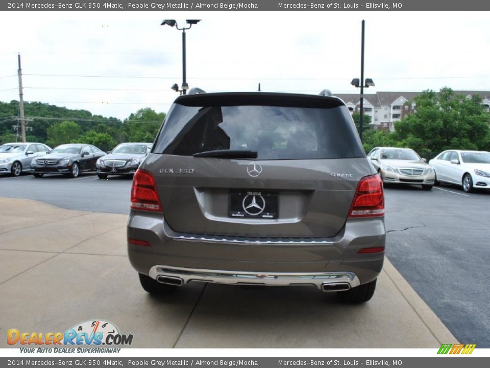 2014 Mercedes-Benz GLK 350 4Matic Pebble Grey Metallic / Almond Beige/Mocha Photo #3