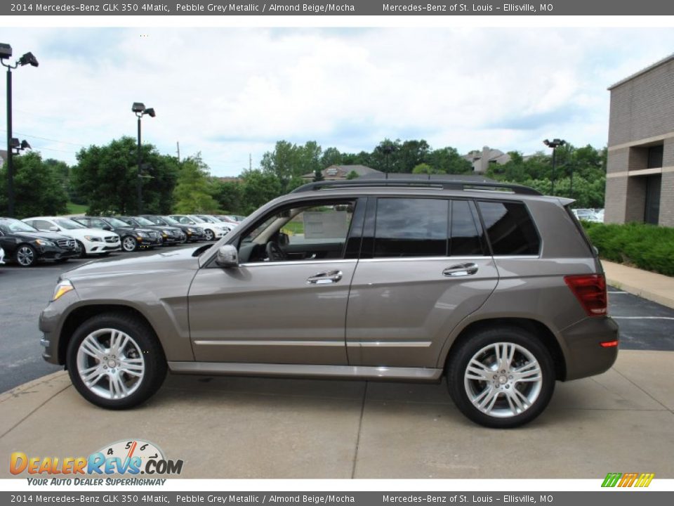 2014 Mercedes-Benz GLK 350 4Matic Pebble Grey Metallic / Almond Beige/Mocha Photo #4
