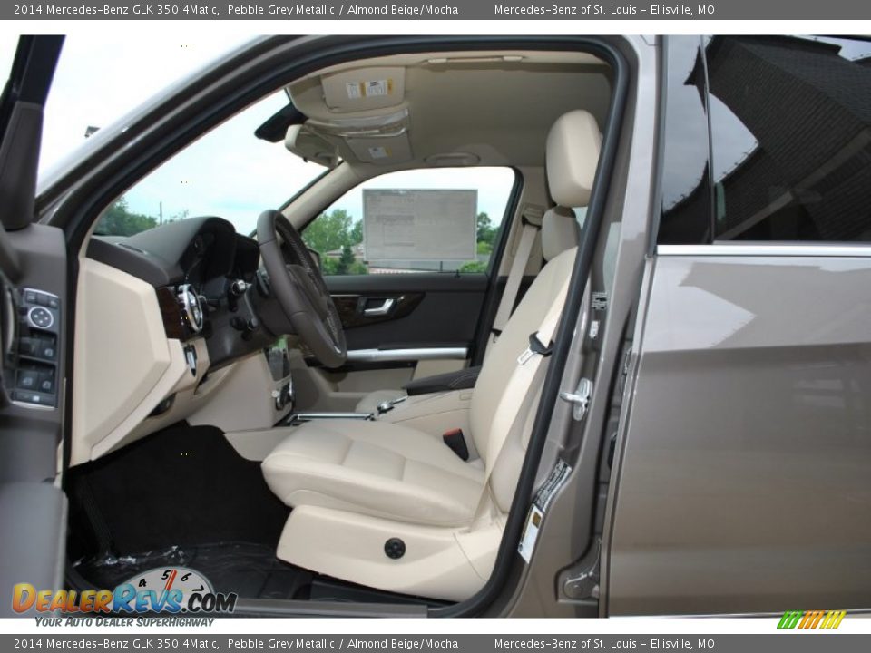 2014 Mercedes-Benz GLK 350 4Matic Pebble Grey Metallic / Almond Beige/Mocha Photo #5