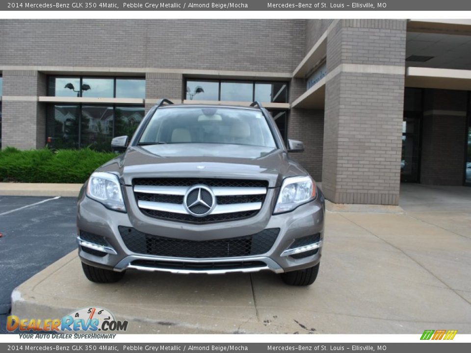 2014 Mercedes-Benz GLK 350 4Matic Pebble Grey Metallic / Almond Beige/Mocha Photo #6