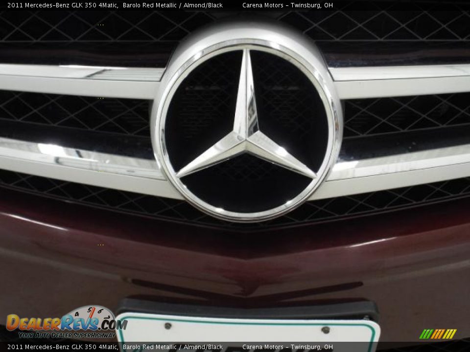 2011 Mercedes-Benz GLK 350 4Matic Barolo Red Metallic / Almond/Black Photo #9