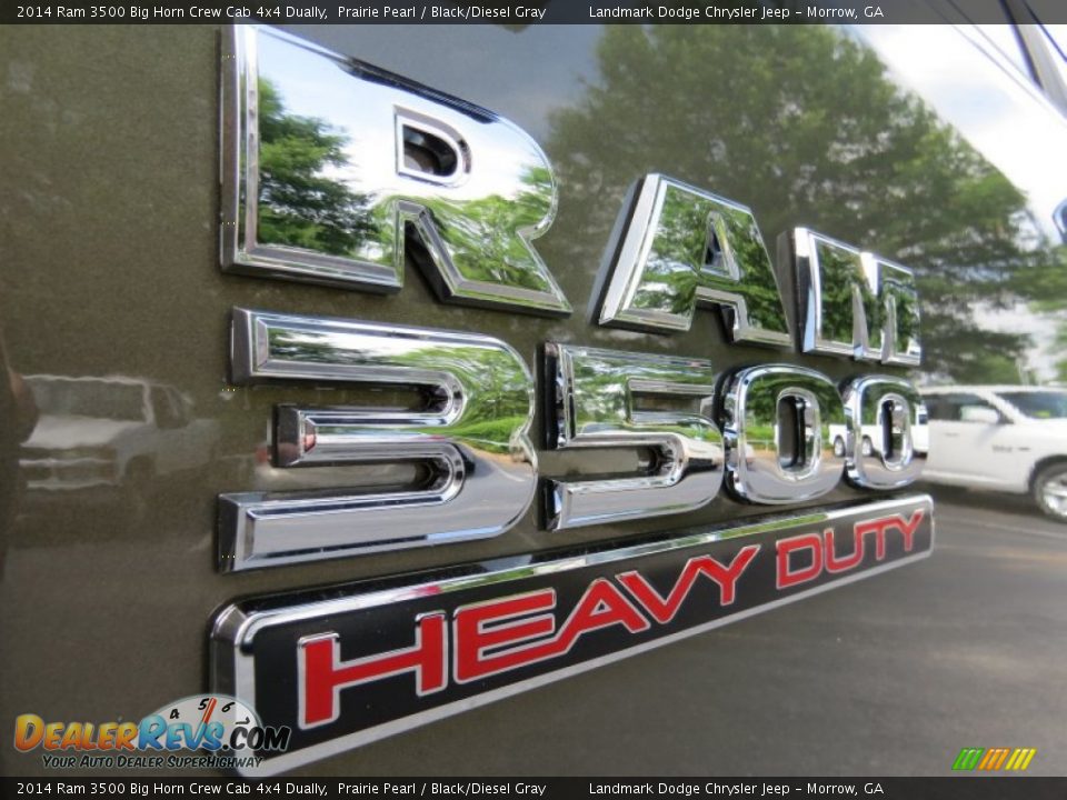 2014 Ram 3500 Big Horn Crew Cab 4x4 Dually Prairie Pearl / Black/Diesel Gray Photo #6