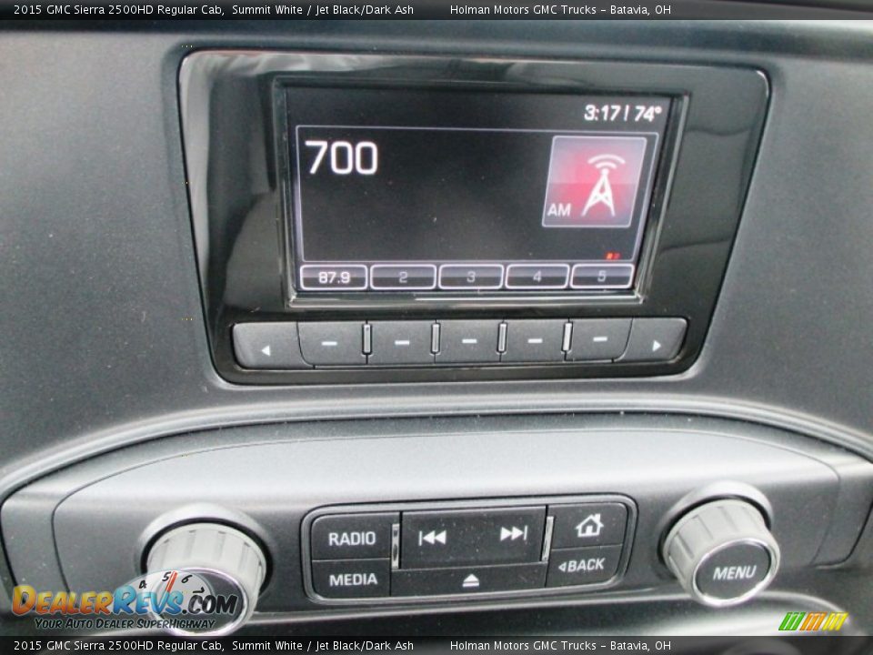 Controls of 2015 GMC Sierra 2500HD Regular Cab Photo #8