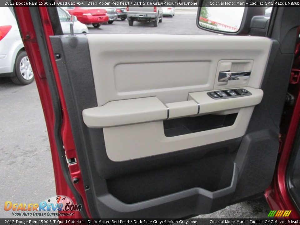 2012 Dodge Ram 1500 SLT Quad Cab 4x4 Deep Molten Red Pearl / Dark Slate Gray/Medium Graystone Photo #11