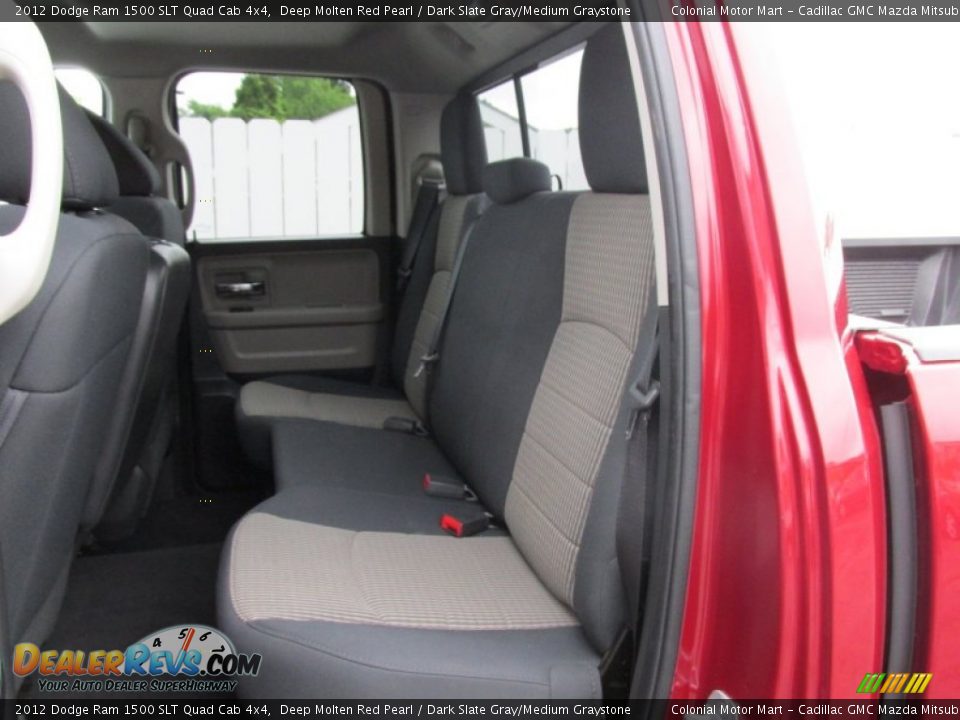 2012 Dodge Ram 1500 SLT Quad Cab 4x4 Deep Molten Red Pearl / Dark Slate Gray/Medium Graystone Photo #13