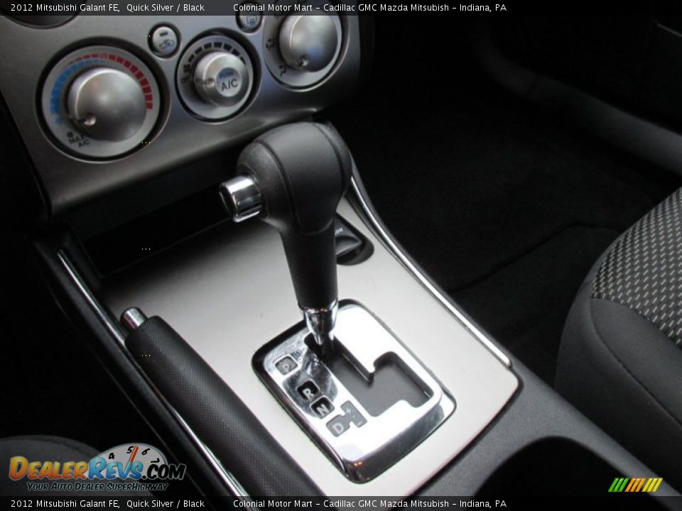 2012 Mitsubishi Galant FE Quick Silver / Black Photo #15