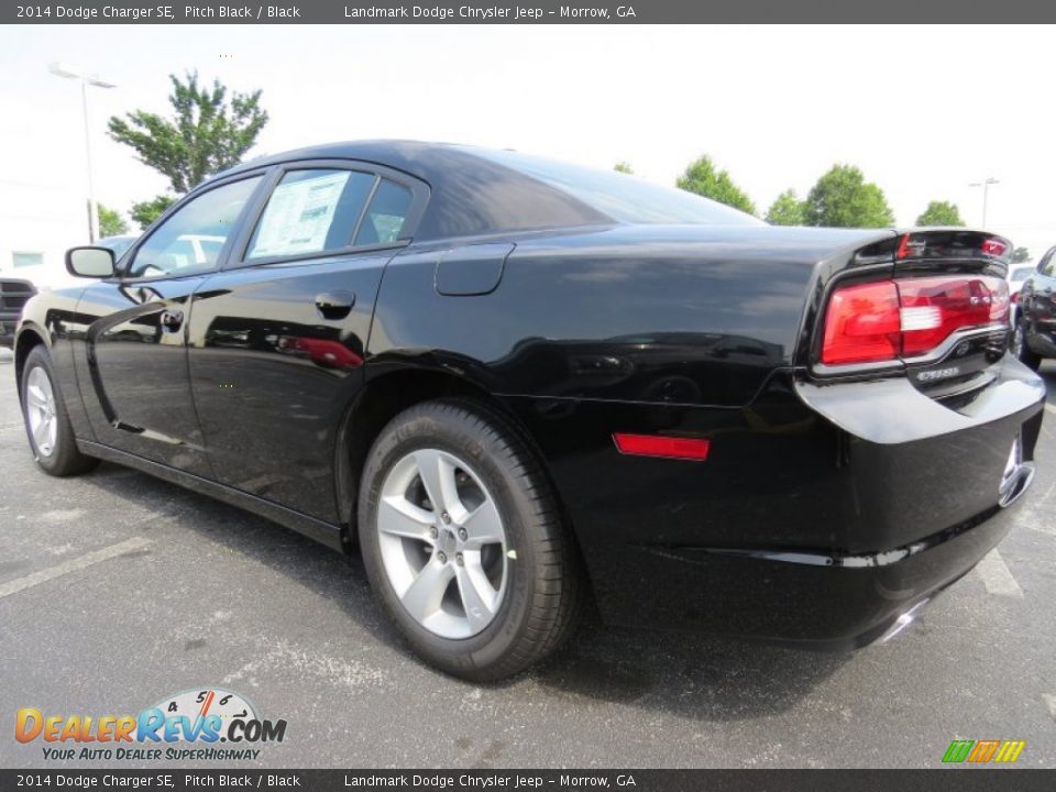 2014 Dodge Charger SE Pitch Black / Black Photo #2