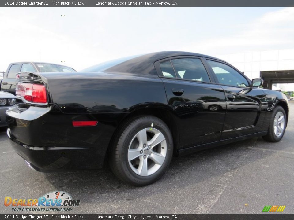 2014 Dodge Charger SE Pitch Black / Black Photo #3