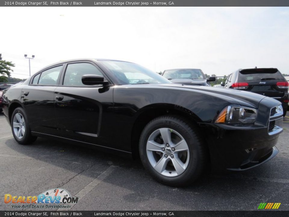 2014 Dodge Charger SE Pitch Black / Black Photo #4