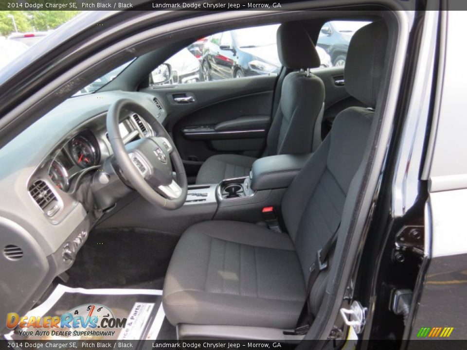 2014 Dodge Charger SE Pitch Black / Black Photo #6
