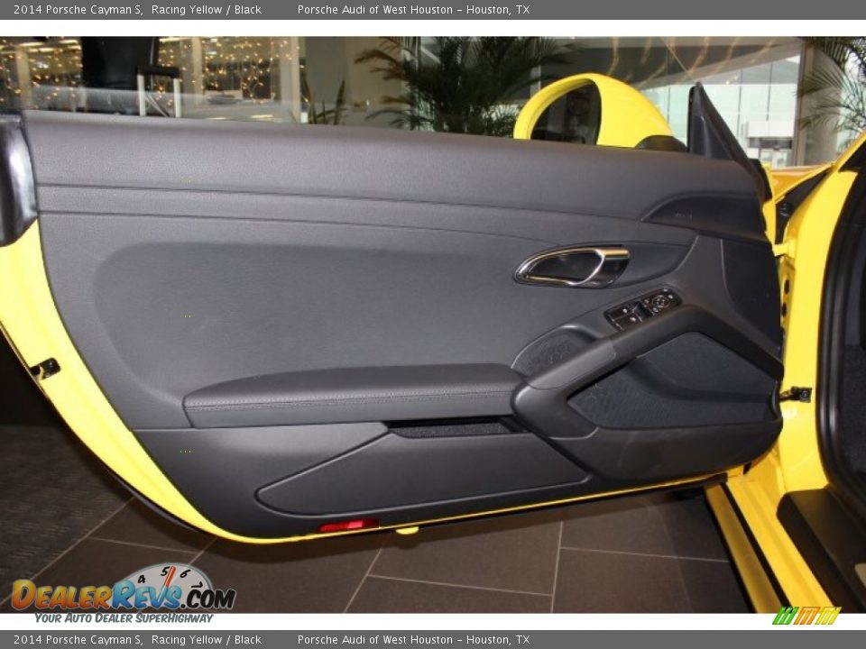 2014 Porsche Cayman S Racing Yellow / Black Photo #10