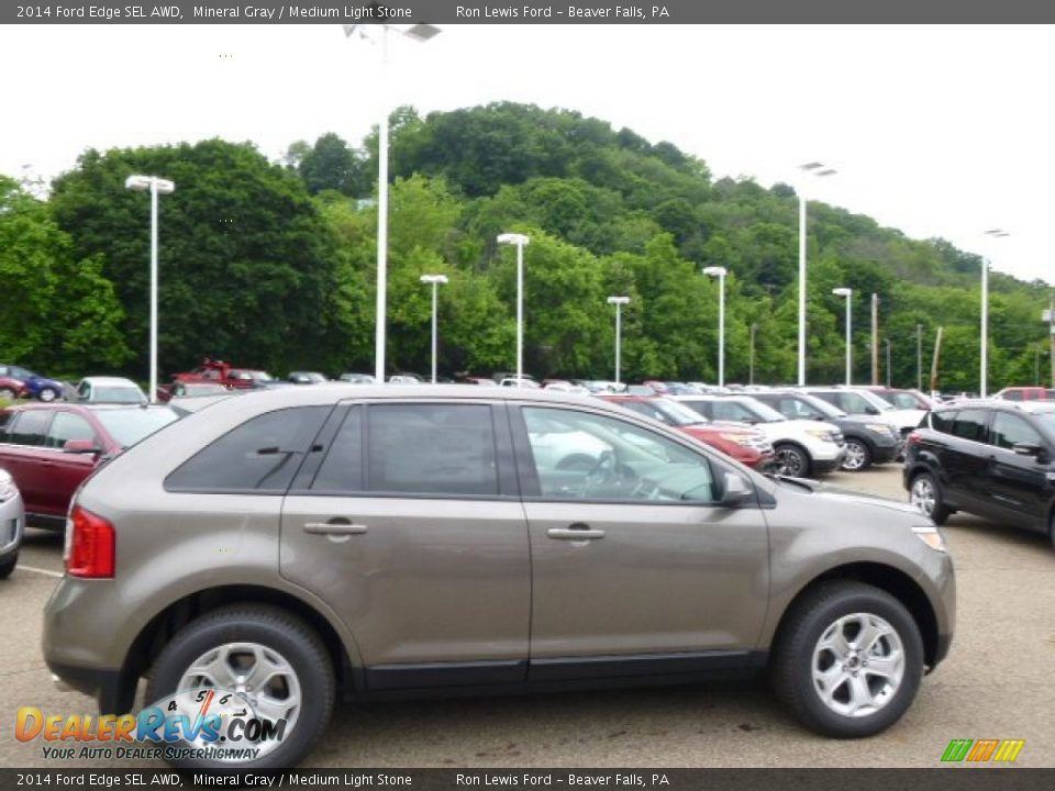 2014 Ford Edge SEL AWD Mineral Gray / Medium Light Stone Photo #1