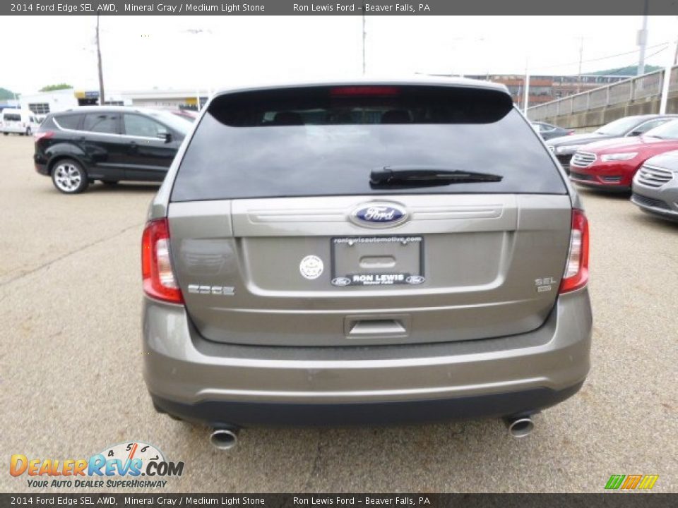 2014 Ford Edge SEL AWD Mineral Gray / Medium Light Stone Photo #7