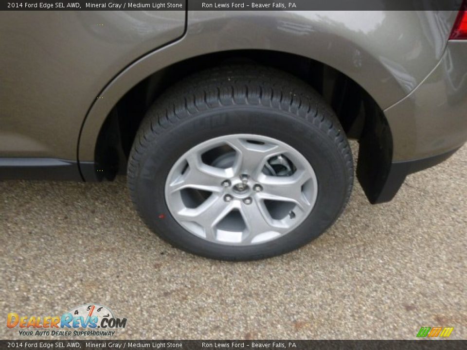 2014 Ford Edge SEL AWD Mineral Gray / Medium Light Stone Photo #9