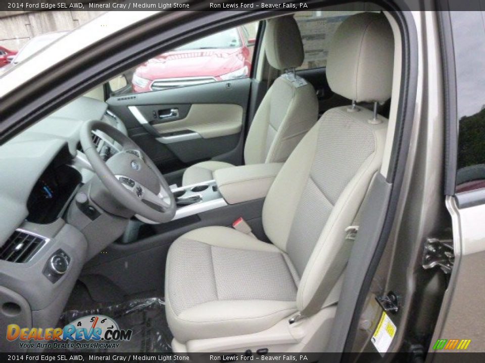 2014 Ford Edge SEL AWD Mineral Gray / Medium Light Stone Photo #10
