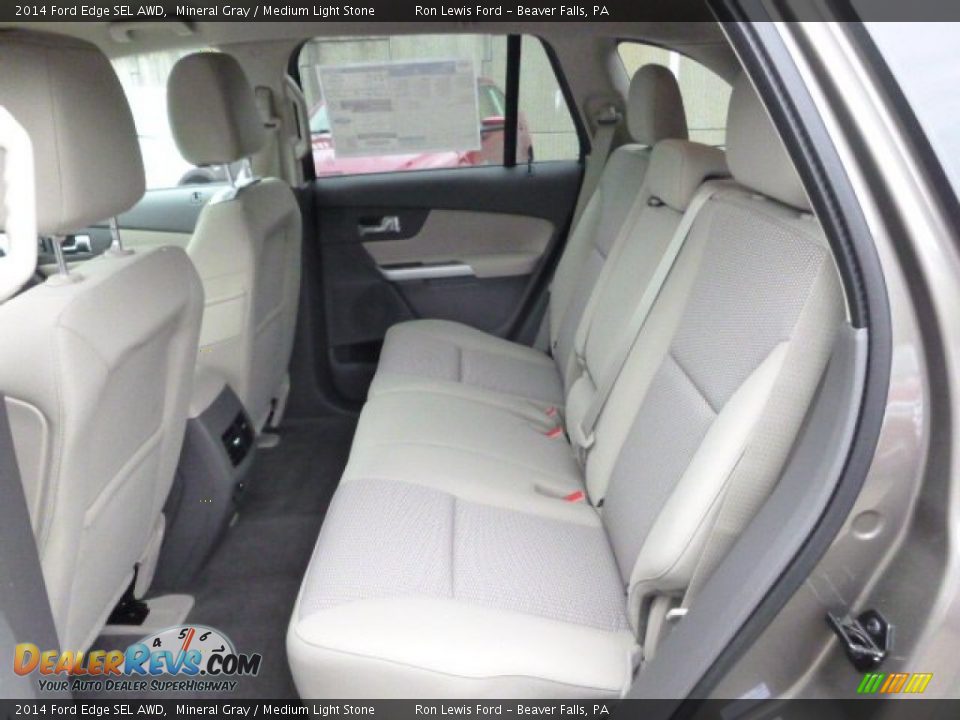 2014 Ford Edge SEL AWD Mineral Gray / Medium Light Stone Photo #12