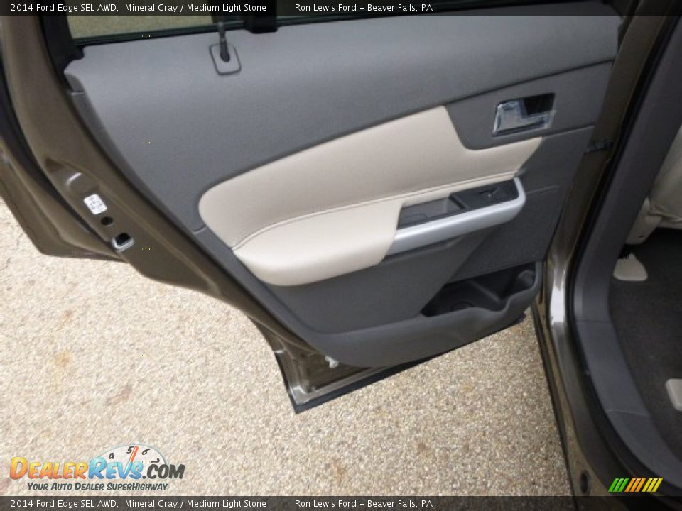2014 Ford Edge SEL AWD Mineral Gray / Medium Light Stone Photo #13