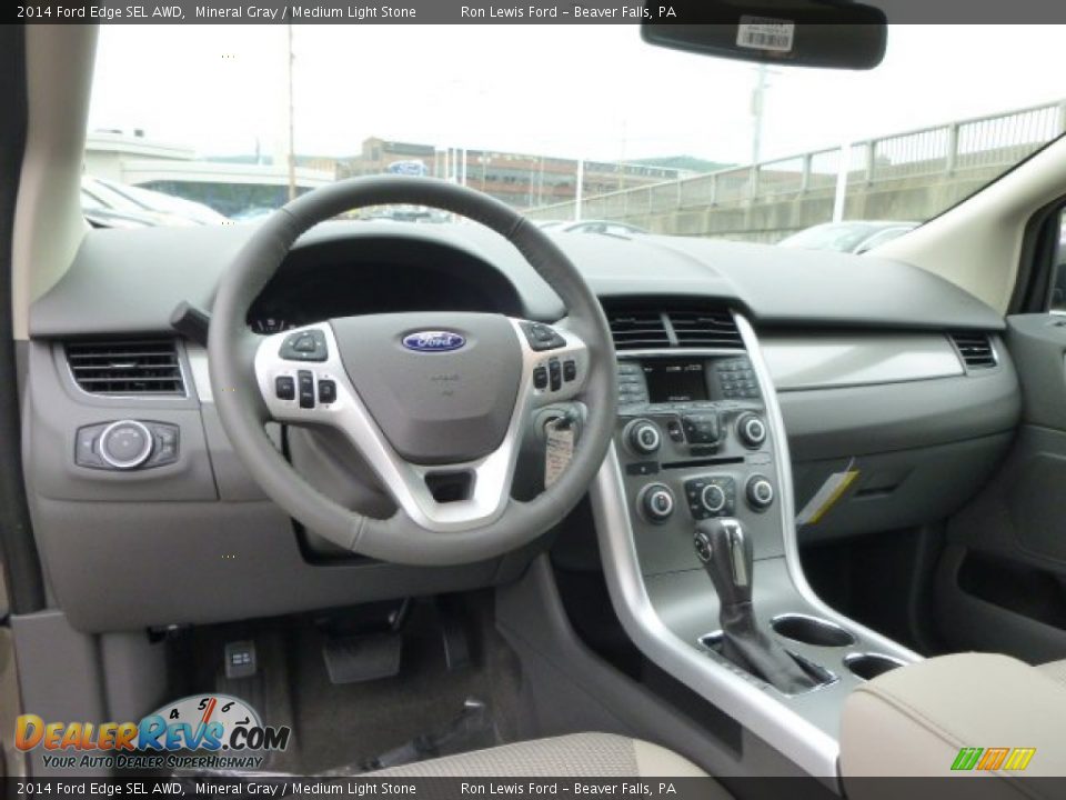 2014 Ford Edge SEL AWD Mineral Gray / Medium Light Stone Photo #14
