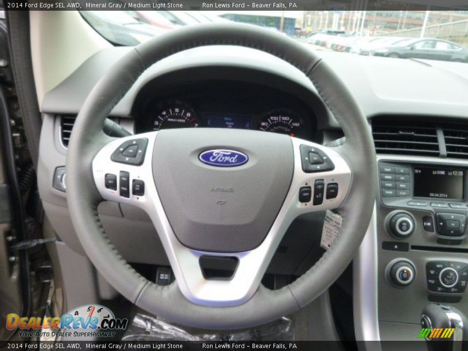 2014 Ford Edge SEL AWD Mineral Gray / Medium Light Stone Photo #19