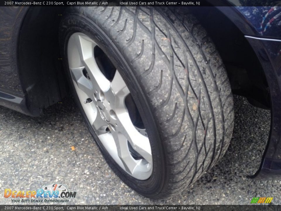 2007 Mercedes-Benz C 230 Sport Capri Blue Metallic / Ash Photo #2