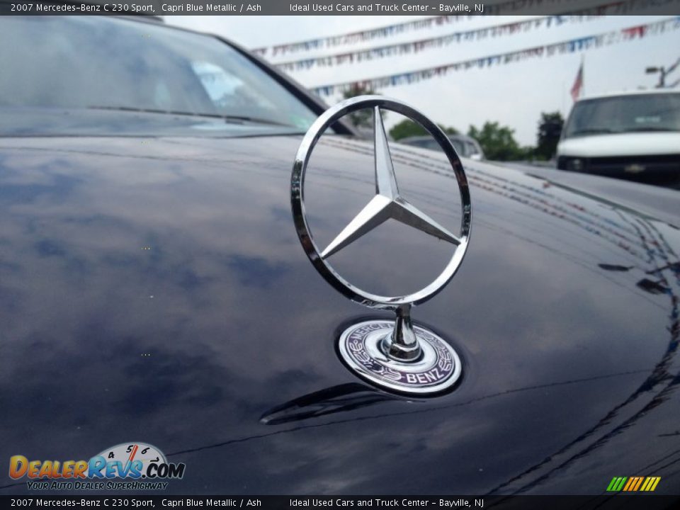 2007 Mercedes-Benz C 230 Sport Capri Blue Metallic / Ash Photo #3