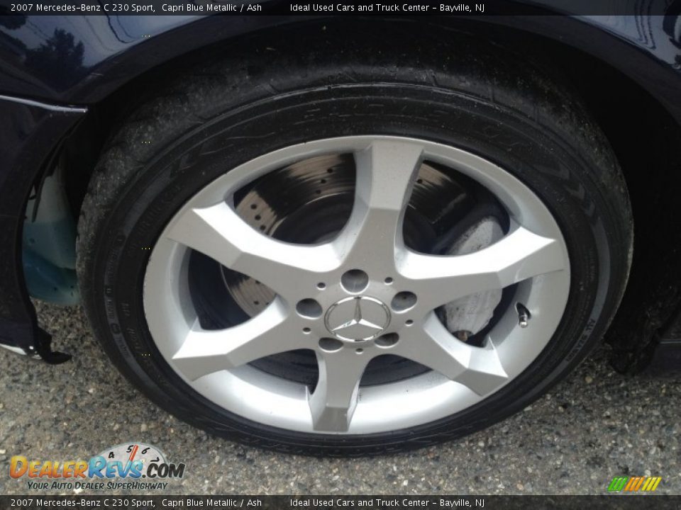 2007 Mercedes-Benz C 230 Sport Capri Blue Metallic / Ash Photo #4