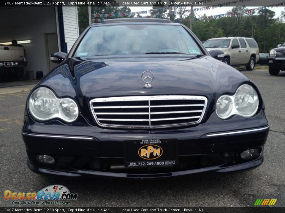 2007 Mercedes-Benz C 230 Sport Capri Blue Metallic / Ash Photo #5