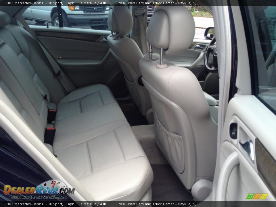 2007 Mercedes-Benz C 230 Sport Capri Blue Metallic / Ash Photo #14