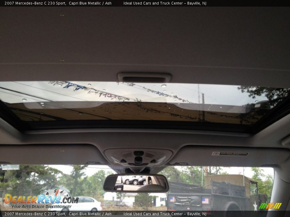 2007 Mercedes-Benz C 230 Sport Capri Blue Metallic / Ash Photo #22